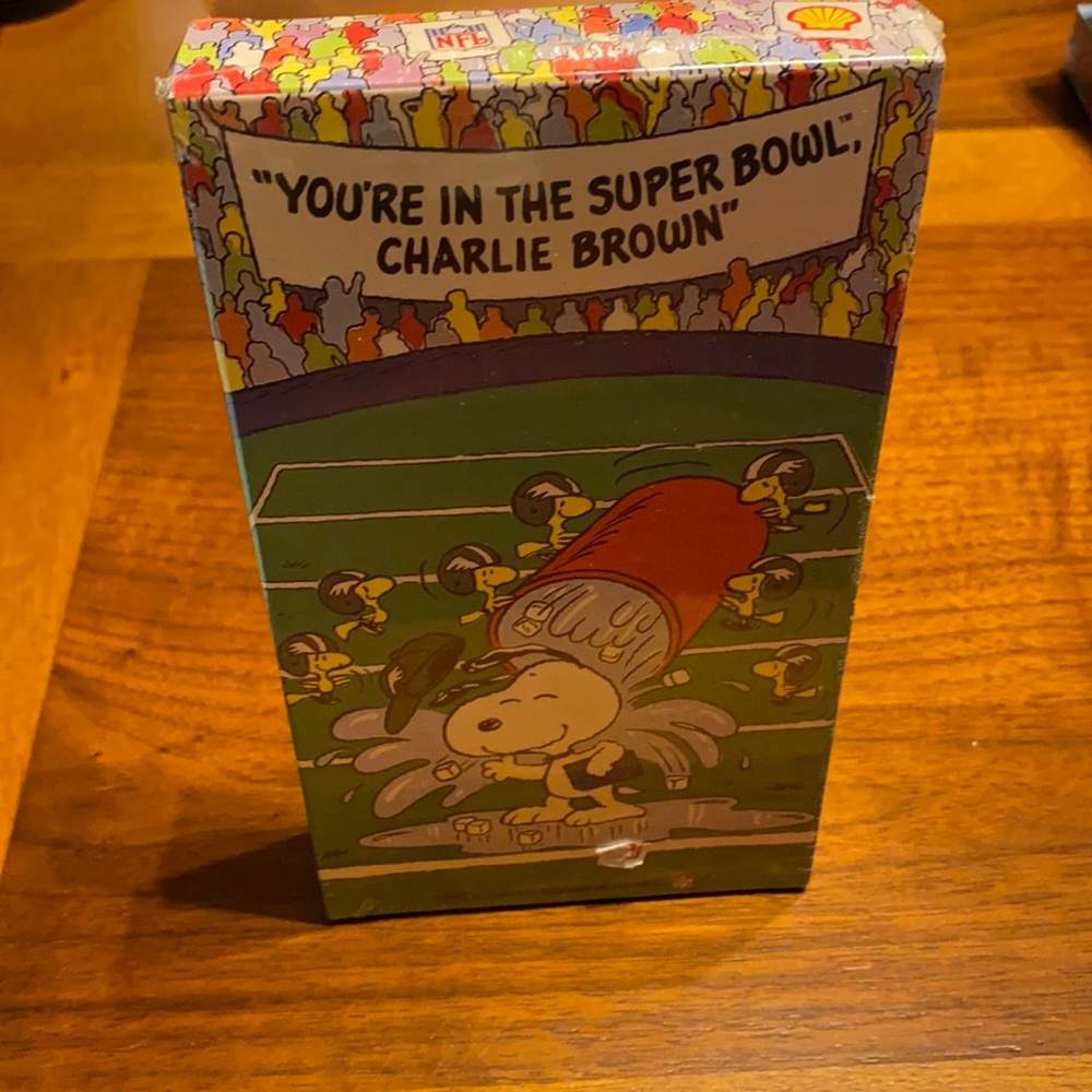 VHS - You're in the Superbowl Charlie Brown